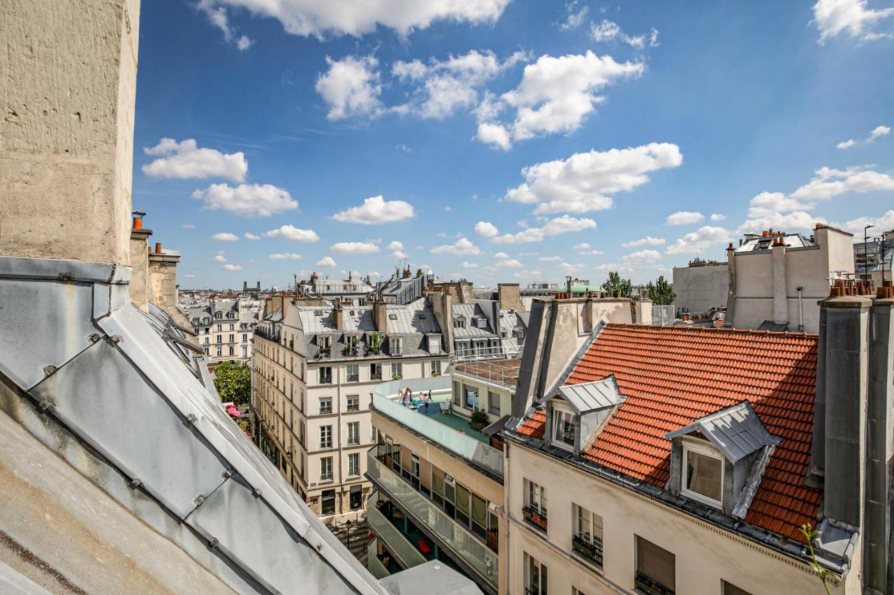 Paris Centre Dernier Etage Vue Ascenseur Apartment Exterior foto