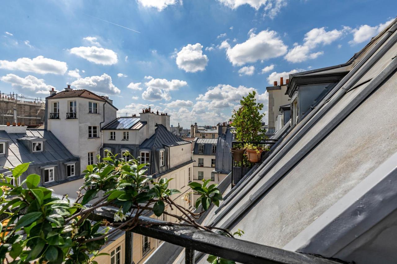 Paris Centre Dernier Etage Vue Ascenseur Apartment Exterior foto